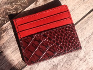 Картхолдер как у Тинькофф /изделия из кожи /ручная работа