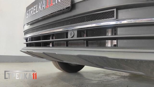 Защита радиатора VOLKSWAGEN TIGUAN (II рестайлинг) с 2020г.в. (Черный) - strelka11.ru смотреть онлайн