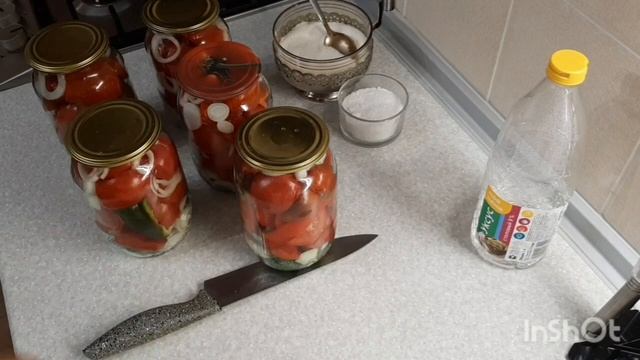 ЗАГОТОВКИ. ? ПОМИДОРЫ С ЛУКОМ, КОТОРЫЕ ? ПОНРАВЯТСЯ ВСЕМ! смотреть онлайн