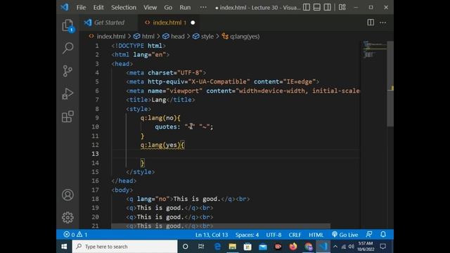 CSS Lang | CSS Lecture 30 смотреть онлайн