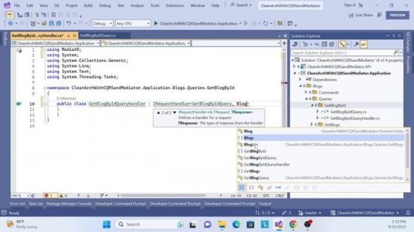 Clean Architecture | CQRS | Mediator | Query Handler By Id