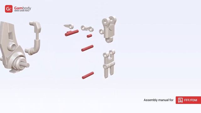 B1 Battle Droid 3D Printing Model | Assembly By Gambody