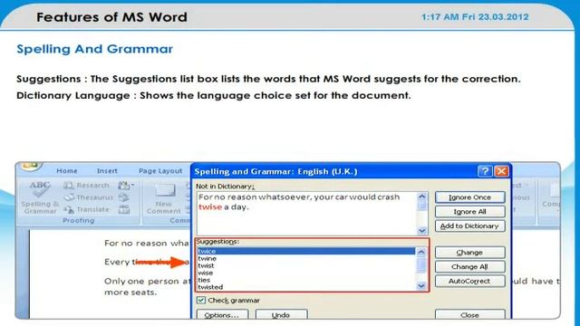 Spelling and Grammar checking in Microsoft Word смотреть онлайн