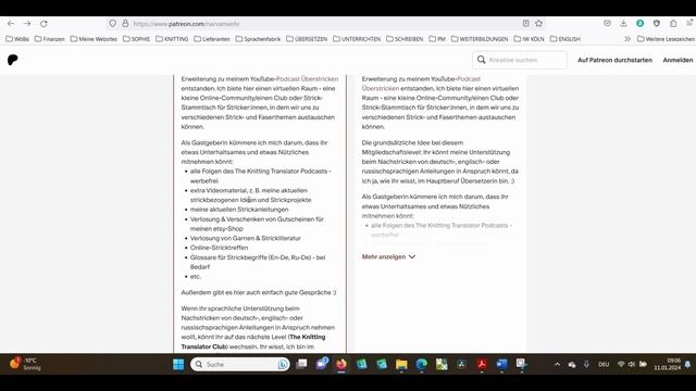 Überstricken #52 - Was ist Patreon und was gibt es für StrickerInnen auf meinem Patreon-Kanal смотреть онлайн