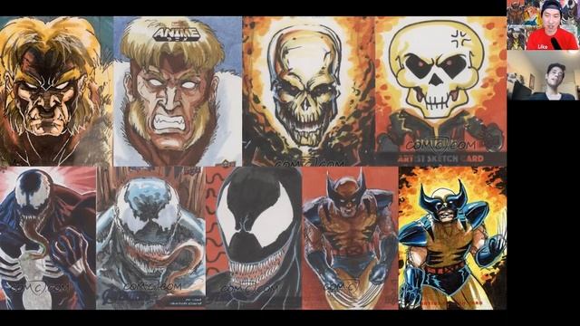 Sketching Thousands of Upper Deck Marvel Cards with Sketch Card Artist Tim Fagaly смотреть онлайн