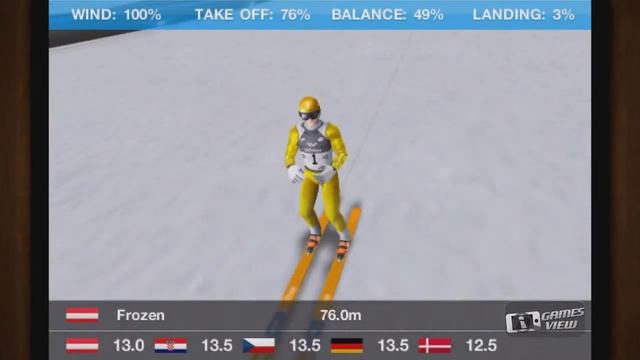 Ski Jumping 2012 - iPhone Game Preview смотреть онлайн