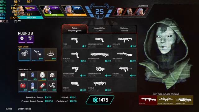 Apex Legends Season 12 (Arena): i7 7500U + 940MX смотреть онлайн