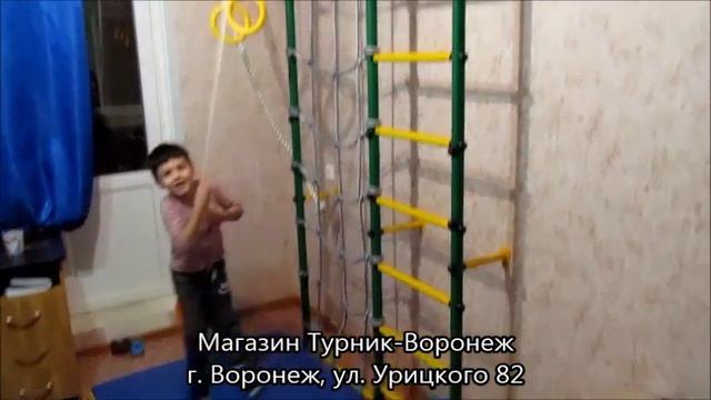 Шведская Стенка Юный Атлет ЛАЙТ С РУКОХОДОМ ( stenka-vrn Отзыв ) смотреть онлайн