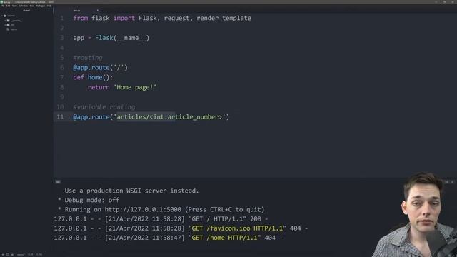Python Web Development with Flask Quickstart | Flask vs Django | Python Development Tutorials смотреть онлайн
