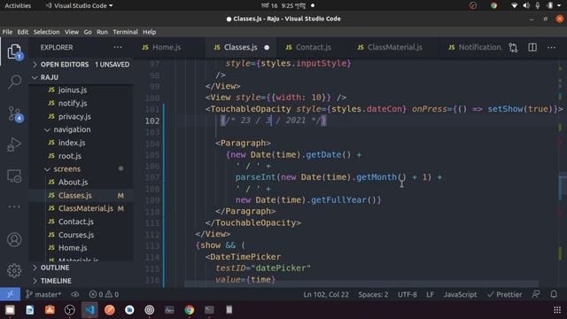 Javascript Date formating without libraries like date fns or moment Js, смотреть онлайн