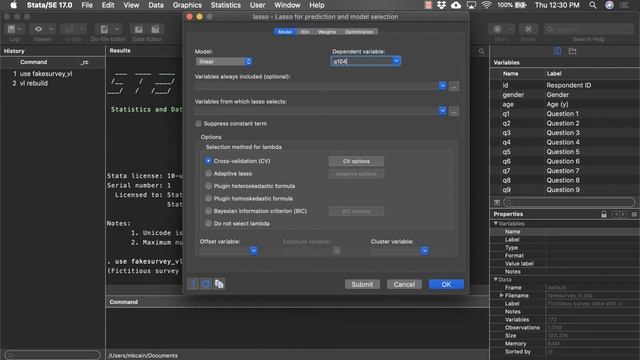 Using BIC in lasso смотреть онлайн