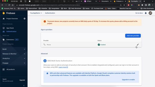 How to configuration Login with Firebase OTP ? смотреть онлайн