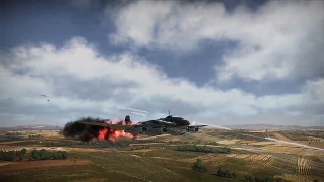 War Thunder - FW 200 C-1 Mid air explosion смотреть онлайн
