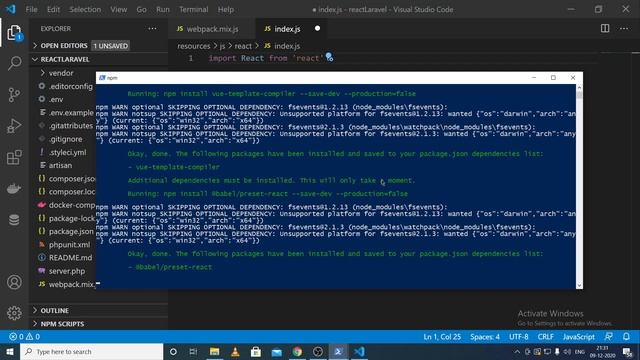How to use Reactjs with Laravel framework смотреть онлайн