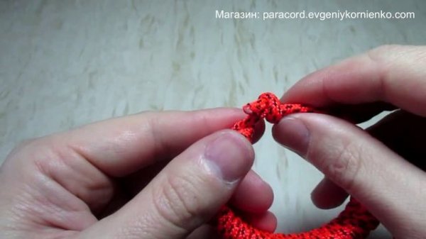 Браслет из паракорда «Рыбий хвост» (Fishtail).