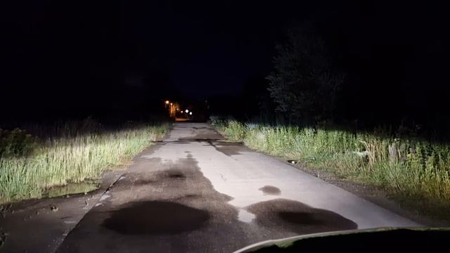 Установка и пример работы светодиодов головного света AMP PRO CSP HB3 на Mitsubishi Outlander 3 смотреть онлайн