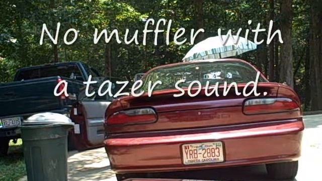 1993 Chevy Camaro Exhaust vs No muffler смотреть онлайн