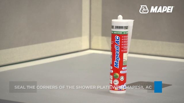 Mapei | Mapesil AC And Ultrabond MS Rapid | How To Install And Seal A Shower Plate