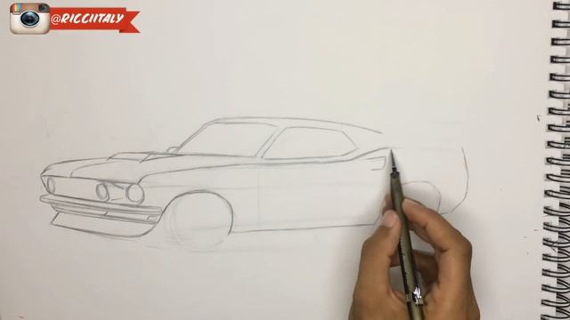 Como Dibujar un Ford Mustang del 69 смотреть онлайн