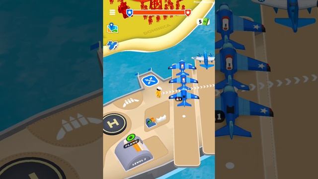 Aircraft Battle - Gameplay Walkthrough Part 2 Stickman War Army Aircraft Commander Naval Defense смотреть онлайн