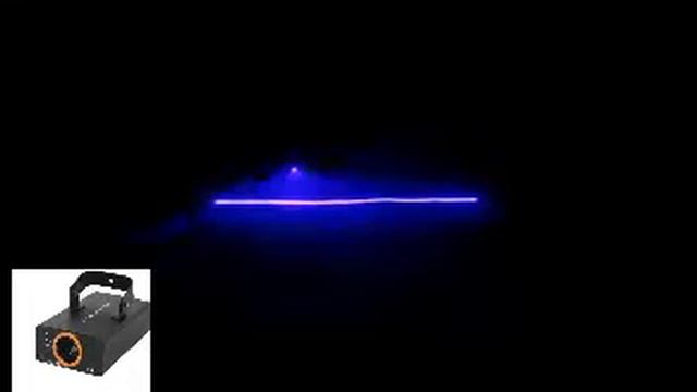 100mW 405nm Blue Purple Violet Sound Active DJ Stage Party Disco Club Bar Laser Lighting with Fog e смотреть онлайн