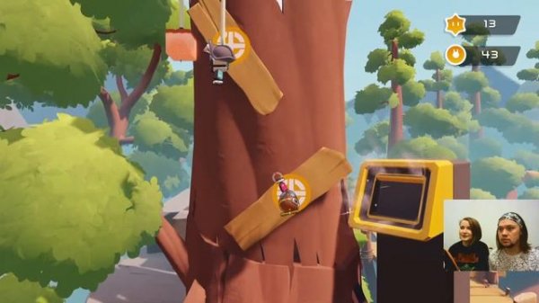 Прохождение-кооп Biped #5 | Осваиваем новую профессию в Высоких кронах