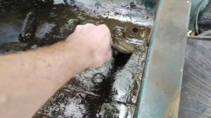 Ремонт ржавого днища, день второй.