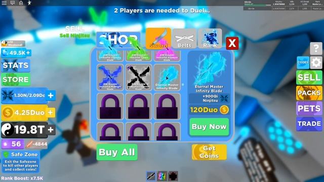 УЛЬТРА ПРОКАЧКА ПОДПИСЧИКА В СИМУЛЯТОРЕ НИНДЗЯ ЛЕГЕНДЫ РОБЛОКС! Ninja Legends ROBLOX смотреть онлайн