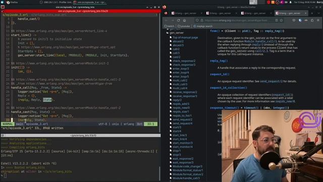 Erlang Bits | Episode 3 | gen_server смотреть онлайн