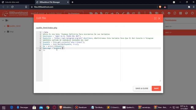 Como Hacer Un bot de Telegram en Php Parte 1 смотреть онлайн