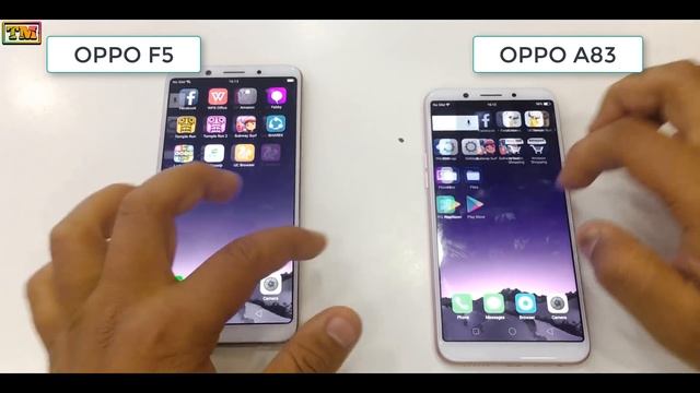 OPPO F5 VS OPPO A83 Speed Test