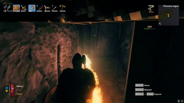 Valheim, explorando mais dungeons e minerando cobre смотреть онлайн