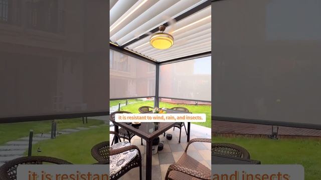 Louvered Roof Kits High Quality Outdoor Remote Control Pergola