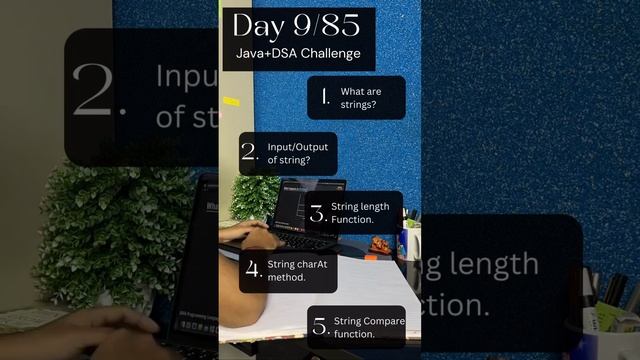 Mastering Strings: What, How, Length, CharAt, and Compare | Java+DSA Challenge Day 9 смотреть онлайн
