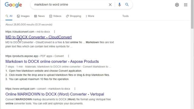 How to convert Markdown to Word document in Windows 10 or 11 смотреть онлайн