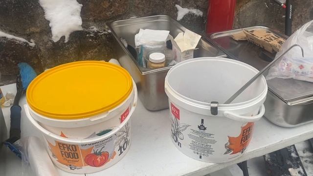 Картошка в казане. Полевая кухня на колёсах, казан, мангал, гриль. Готовим на празднике. смотреть онлайн