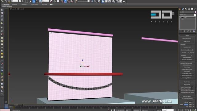 Как быстро и легко создать 3D-модель штор в 3Ds Max. Видео-запись со 2-й Ступени 3DArtist.biz