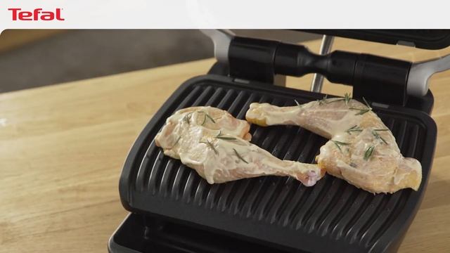 How to use the chicken program | Tefal OptiGrill Elite GC750 Smart Grill смотреть онлайн