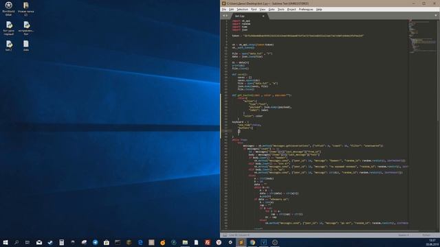 Создания ВК бота с помощью Python №2.5 смотреть онлайн