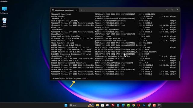 BİLGİSAYARDAKİ PROGRAMLARI KOMUT SATIRI İLE GÜNCELLEME, SİLME смотреть онлайн
