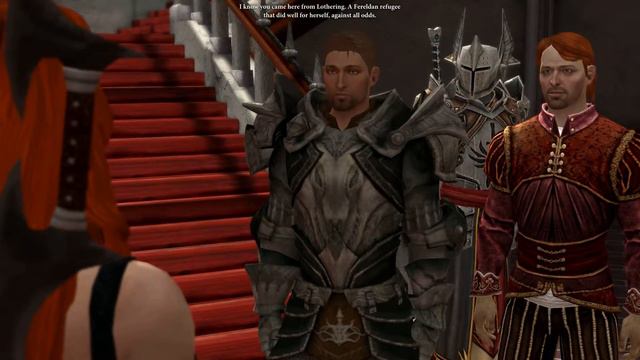 Dragon Age 2 King Alistair with Isabella, Sebastian and Varric. No Meredith. With subtitles смотреть онлайн