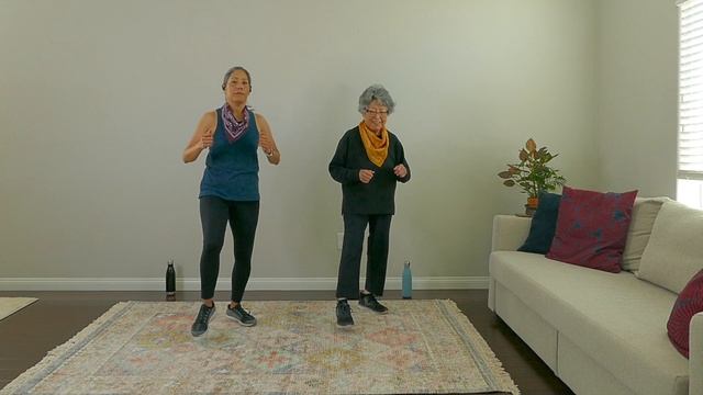 Line dance-inspired workout! PART 1 | Electric Slide, Cowboy Hustle Tutorial | Seniors, beginners смотреть онлайн
