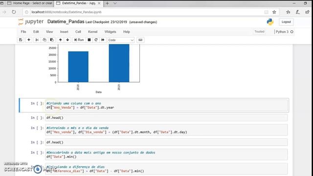 Trabalhando com Datas no Pandas - Prof Fernanda Santos смотреть онлайн