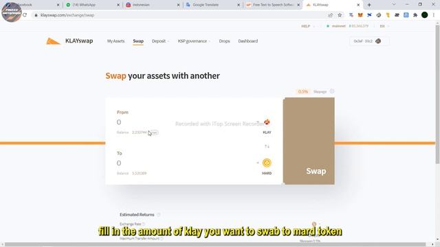 HOW TO SWAP KLAY TO MARD TOKEN IN KLAYSWAP (ENGLISH TRANSLATE) | SheepFarm in Meta-land смотреть онлайн