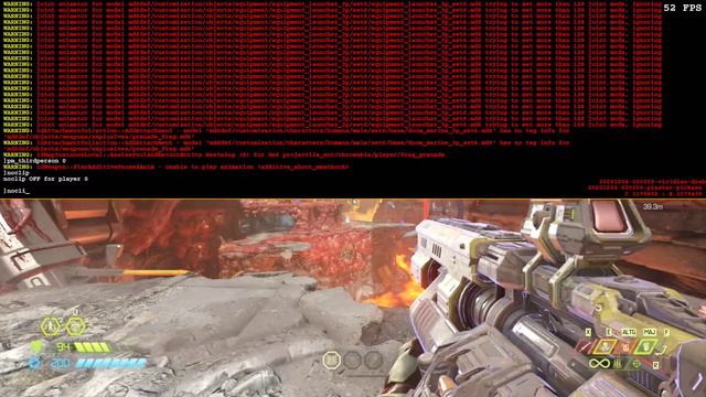 DOOM ETERNAL - Messing with the console in Super Gore Nest (Interesting findings) смотреть онлайн