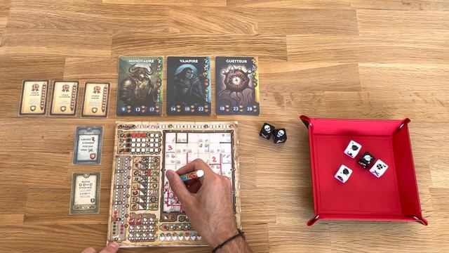 Règles et partie solo du jeu Paper dungeons смотреть онлайн