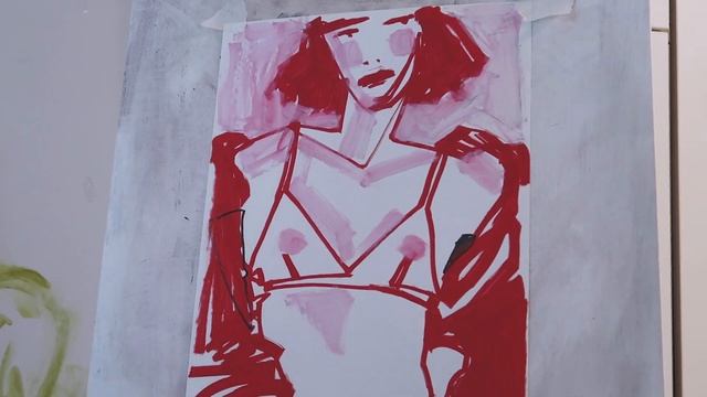 Как я рисую фэшн иллюстрации и потом порчу их. Процесс рисования портрета маркерами смотреть онлайн