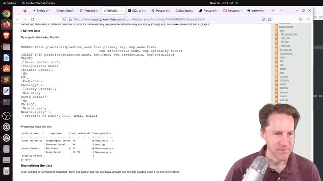 Scaling Postgres Episode 243 IN vs ANY, Ghost Conditions, Percentage Calculations, Variadic Unnest смотреть онлайн