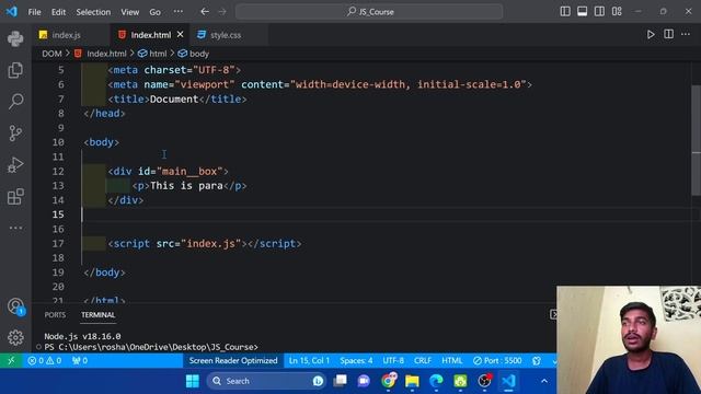 DOM (document object model) in Javascript || JS COURSE || JS-010 - Roshan Rajurkar смотреть онлайн