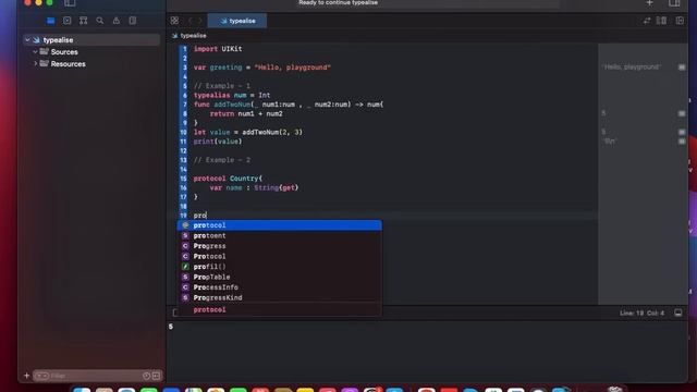 Swift - How to use typealias in swift смотреть онлайн